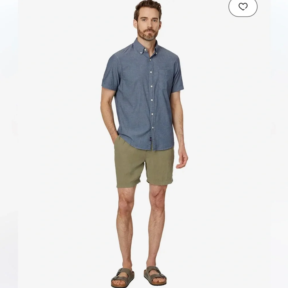NWT Faherty Men's Olive Green Shorts Size XL